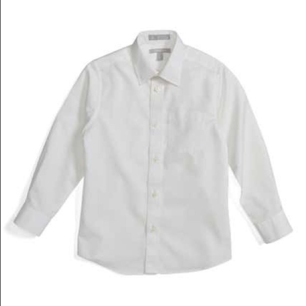 Nordstrom Smartcare boys white dress shirt size 14